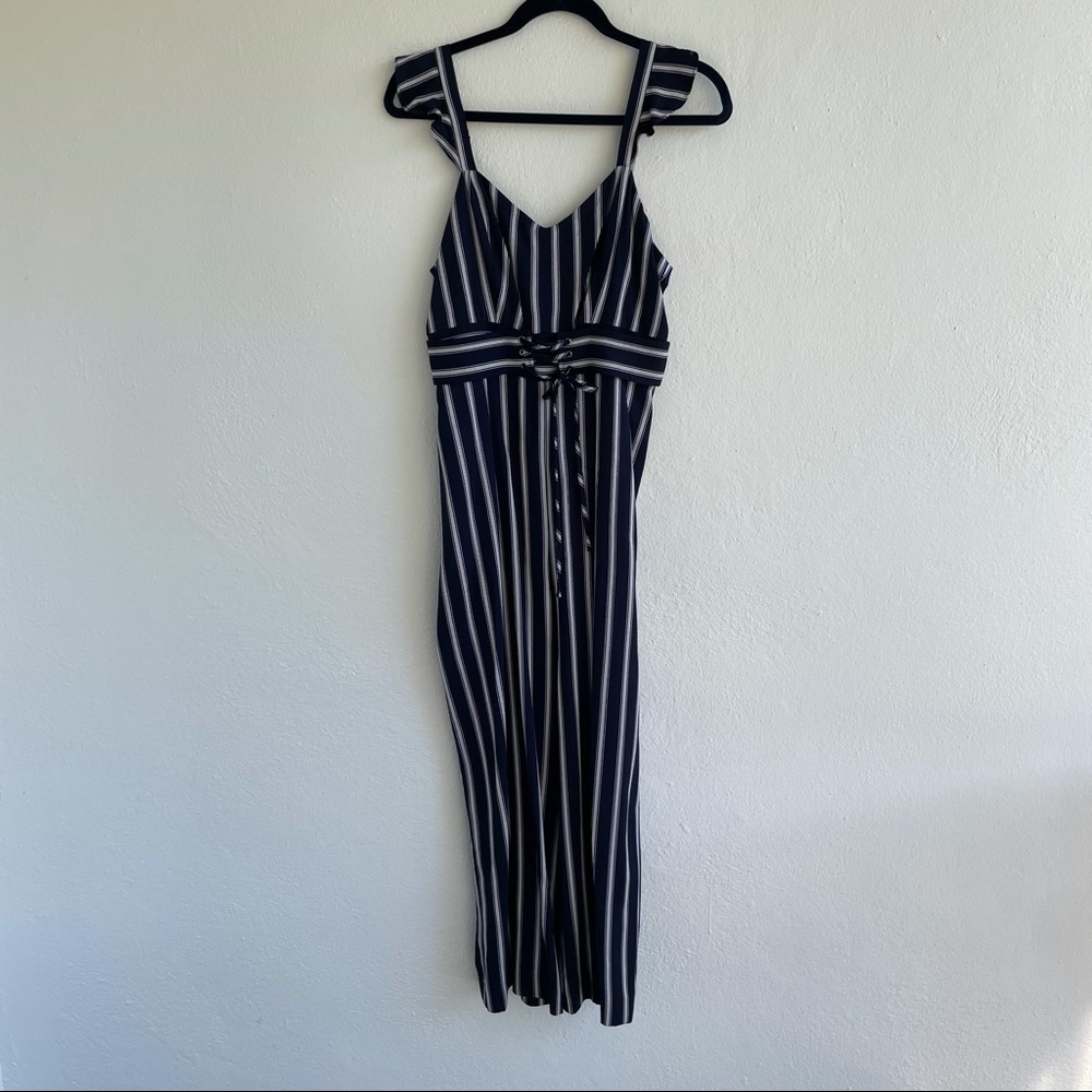 Parker Multistriped Jumpsuit, size 4